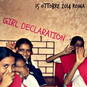 Presentazione della GIRL DECLARATION - Roma, 10 dicembre 2014